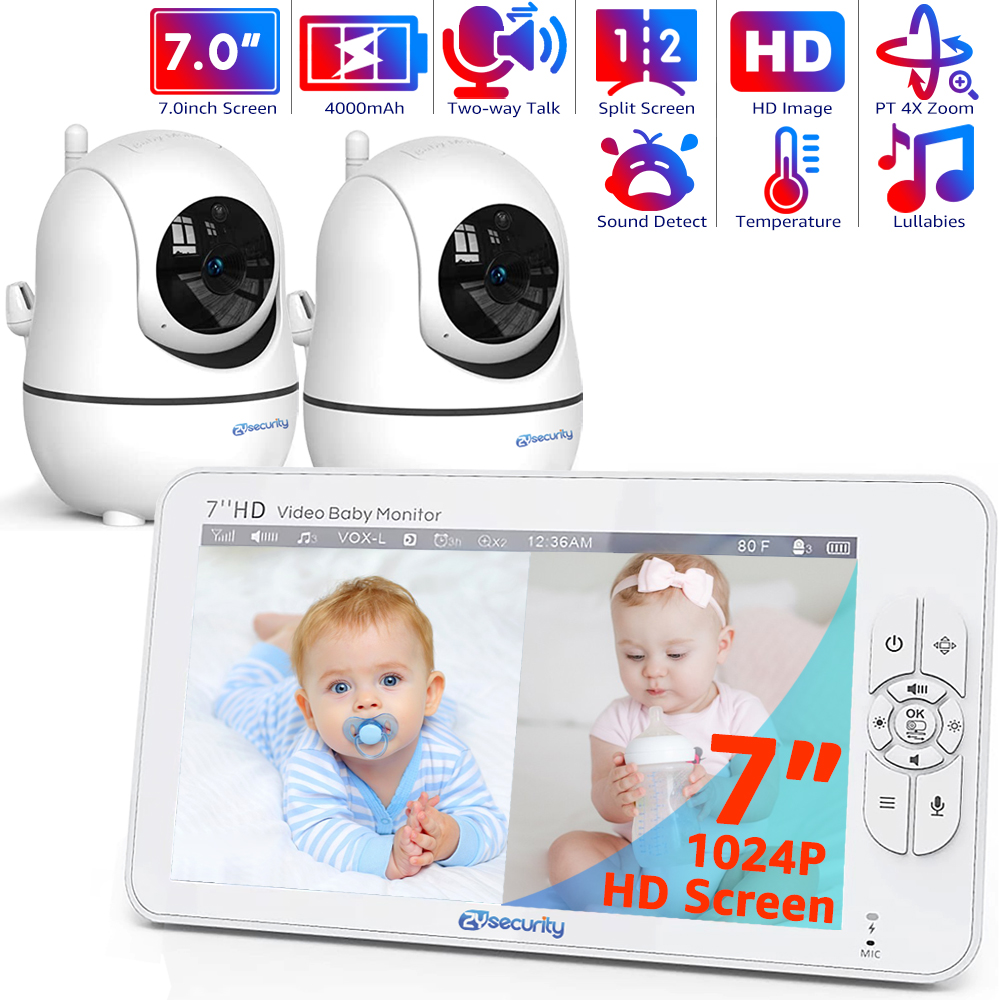 Wireless Baby Monitor - 7.0 inch Video Baby Monitor HD