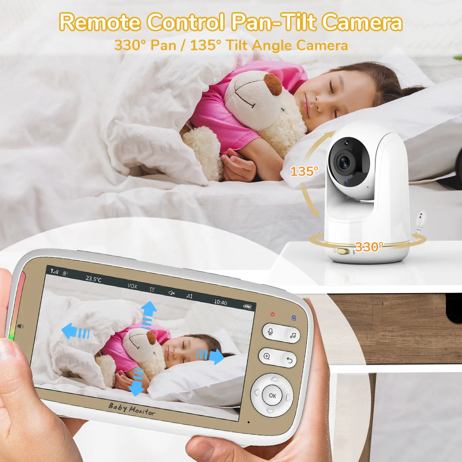 VB803 PRO Baby Monitor with 2p - Wireless Baby Monitor 评论和价格