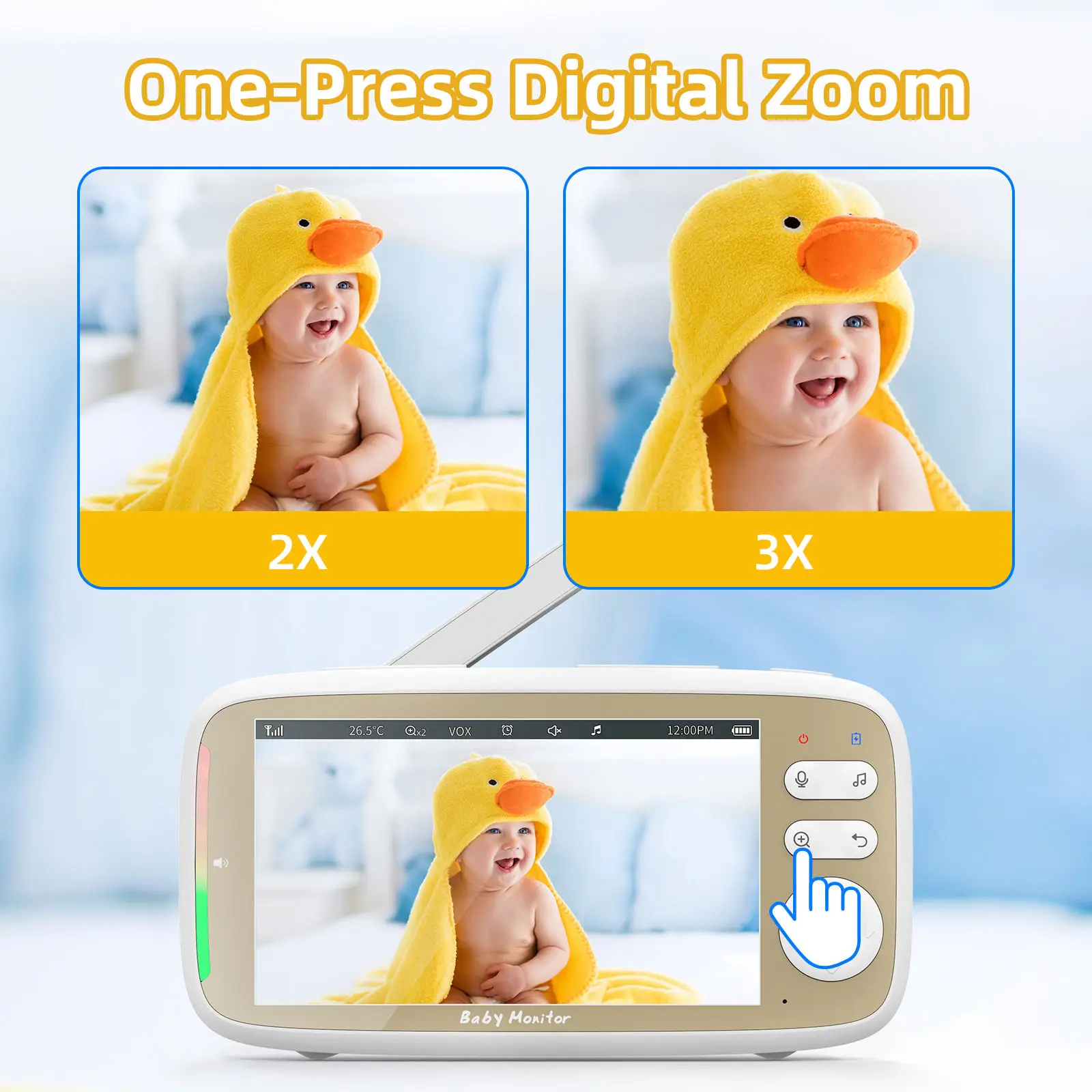 VB803 PRO Baby Monitor with 2p - Wireless Baby Monitor 评论和价格