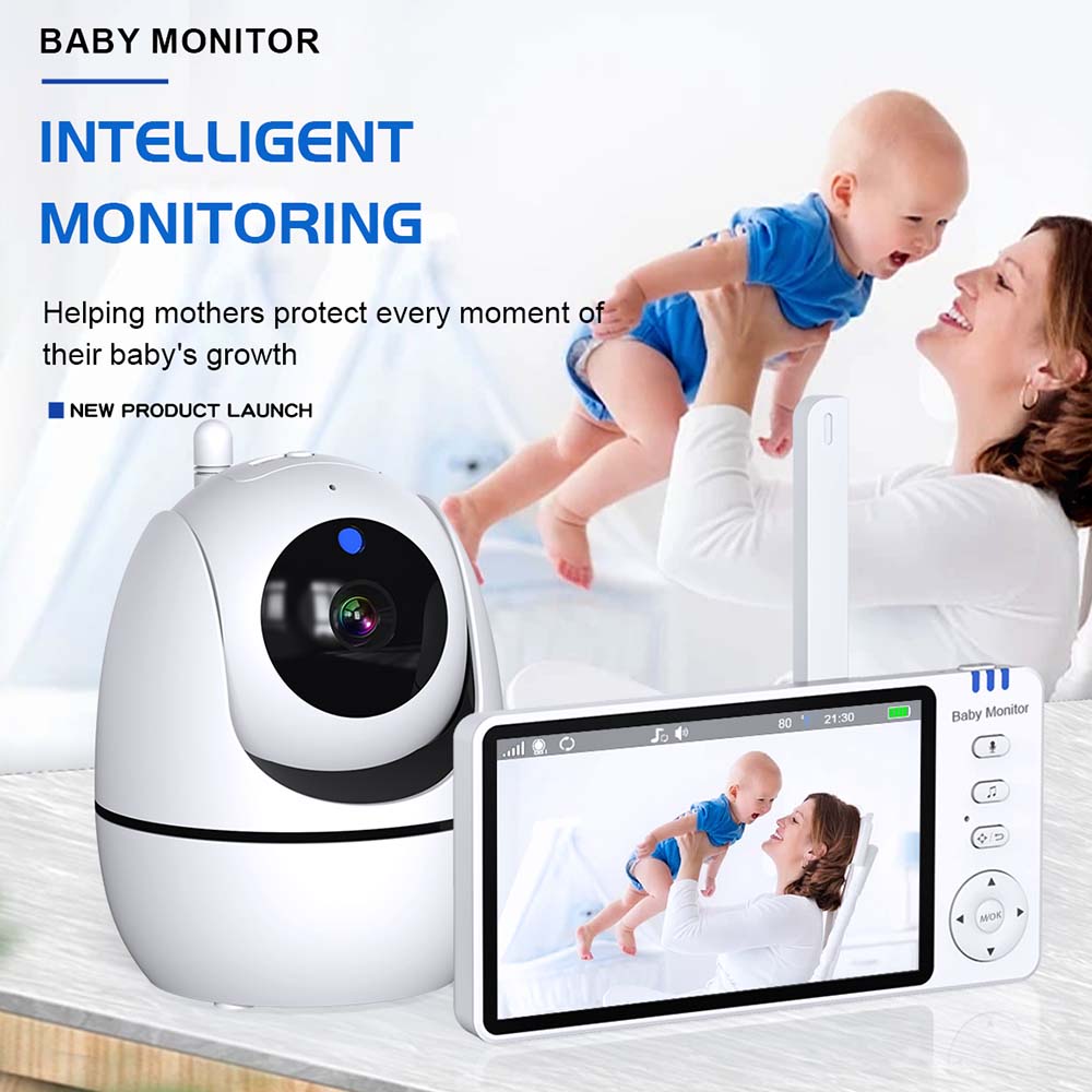 5 Inch Video Baby Monitor Indo - Wireless Baby Monitor 评论和价格