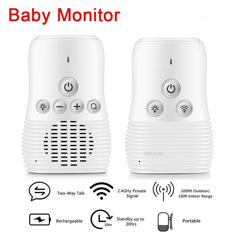 DBM-8 Baby Monitor Audio 2‑Way - Wireless Baby Monitor 评论和价格