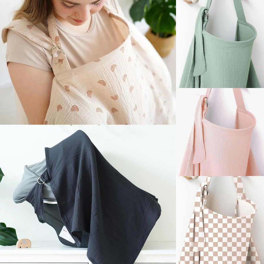 Muslin Breastfeeding Cover Por - Infant Car Seat Cover 评论和价格