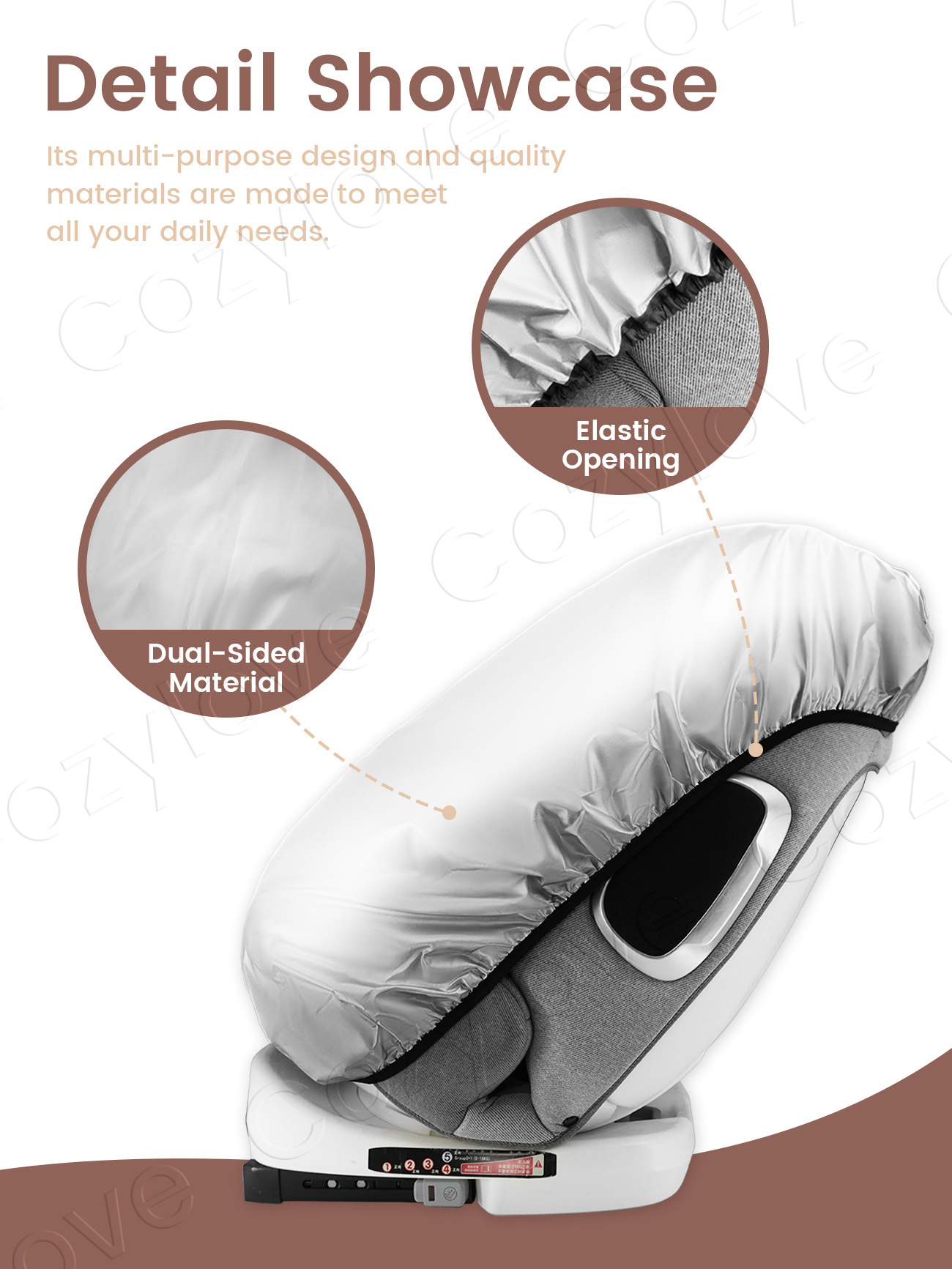 Universal Infant Car  Seat Sun - Infant Car Seat Cover 评论和价格