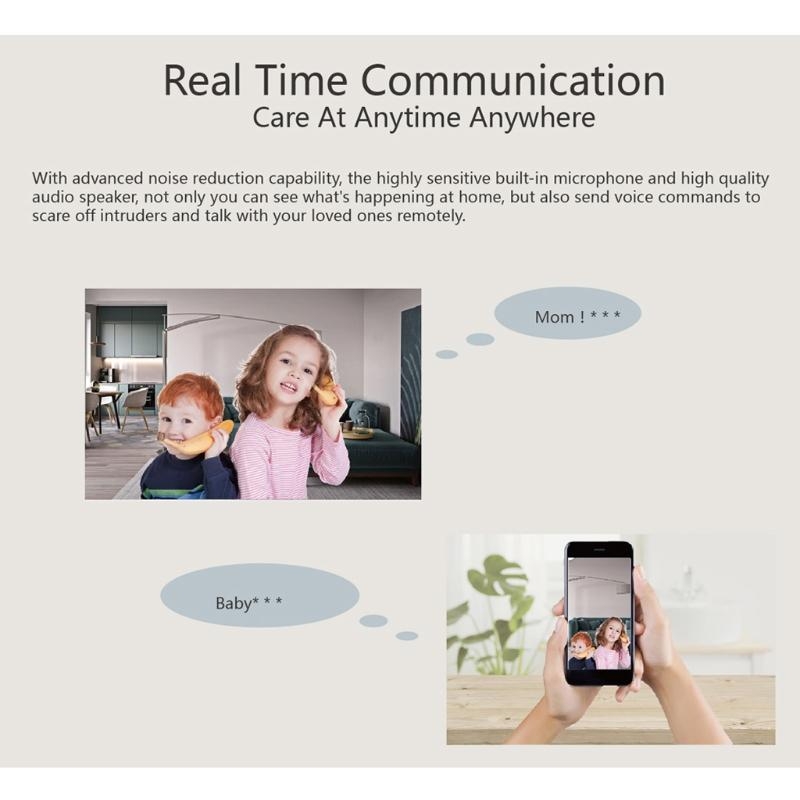 Camera 360 Degrees Lens CCTV W - Wireless Baby Monitor 评论和价格