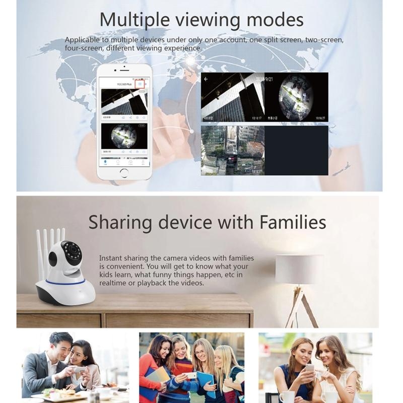 Camera 360 Degrees Lens CCTV W - Wireless Baby Monitor 评论和价格