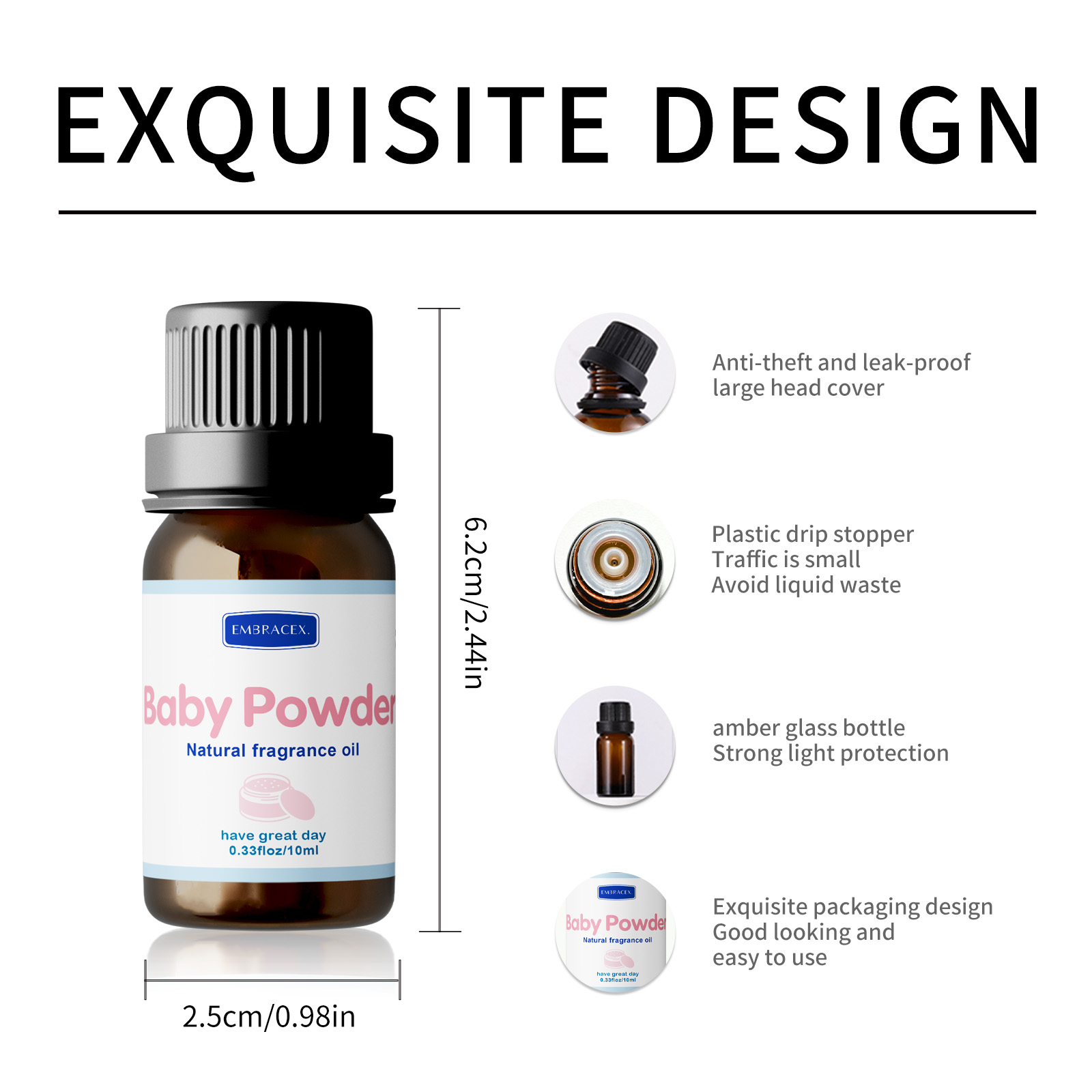 10ml Baby Powder Fragrance Oil - Baby Products Soap 评论和价格