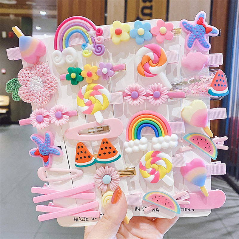 14pcs Set Of Hair Clips For Gi - Baby Products Lotion 评论和价格