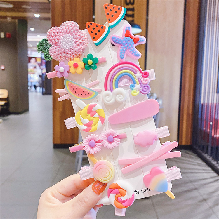 14pcs Set Of Hair Clips For Gi - Baby Products Lotion 评论和价格