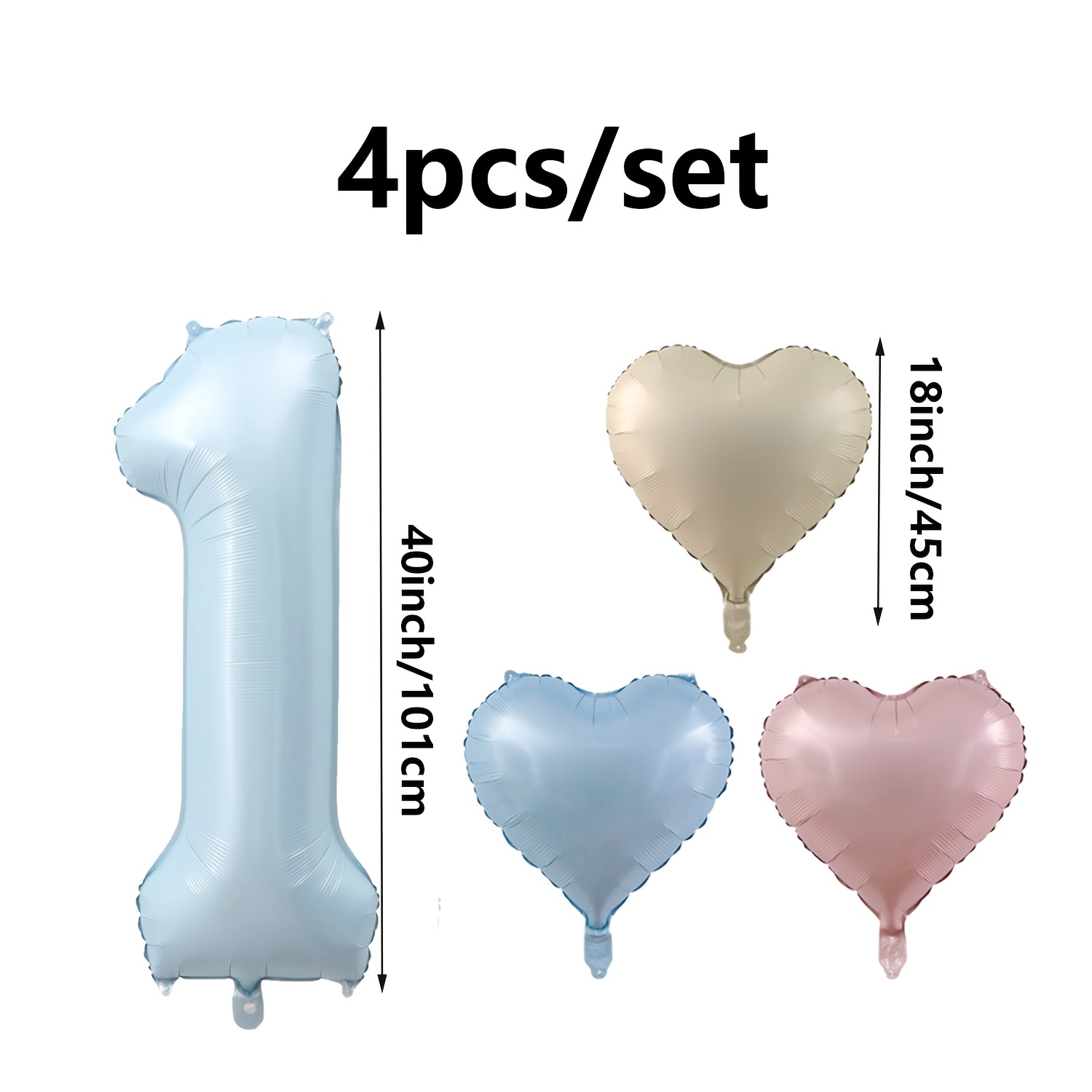 4Pcs Baby Blue Number Birthday - Baby Products Lotion 评论和价格