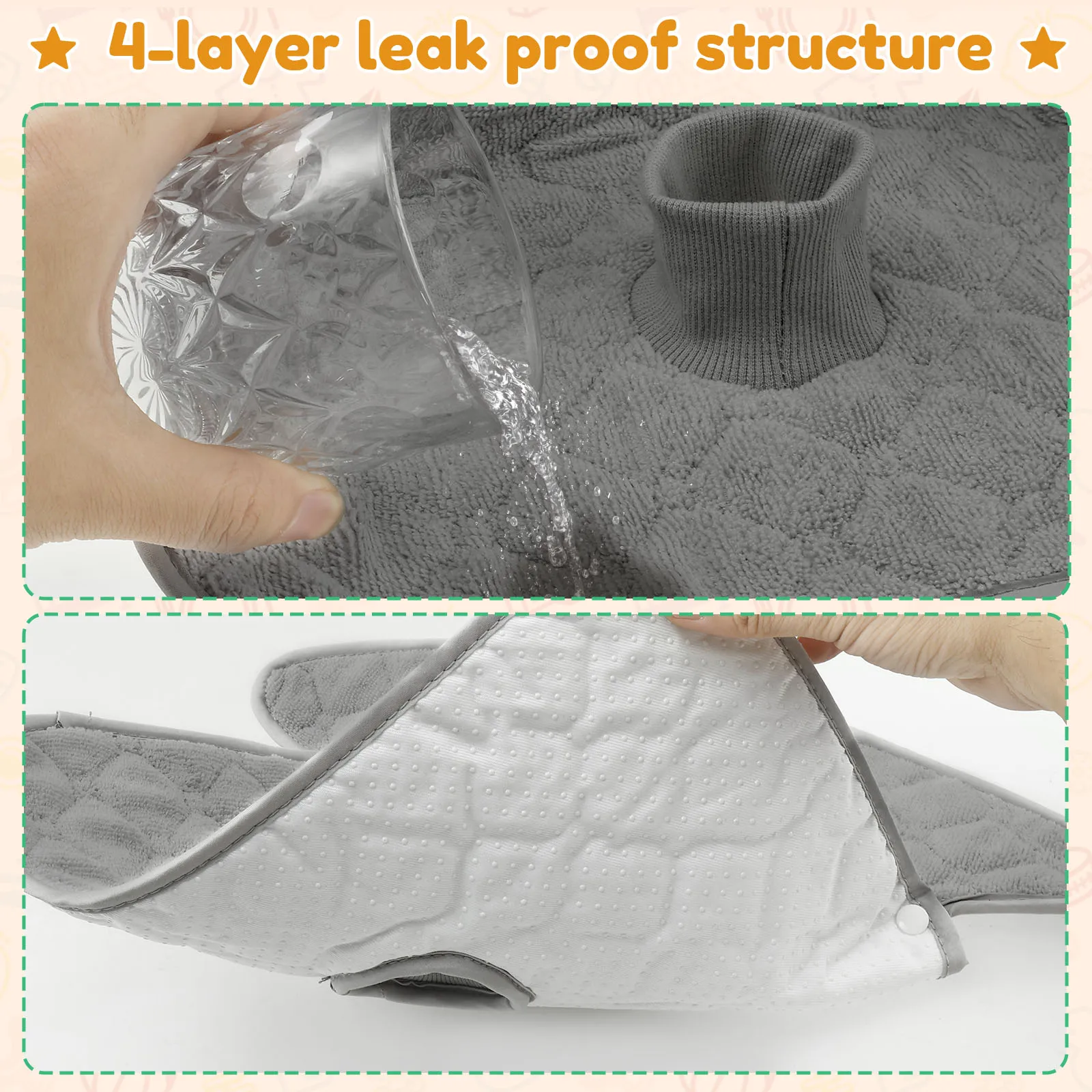 2 Pcs Baby Piddle Pad Polyeste - Infant Car Seat Cover 评论和价格
