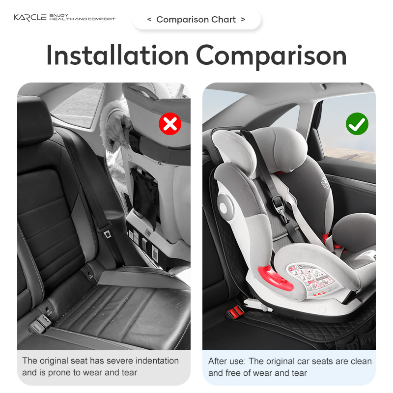 PU Leather Car Seat Protector  - Infant Car Seat Cover 评论和价格