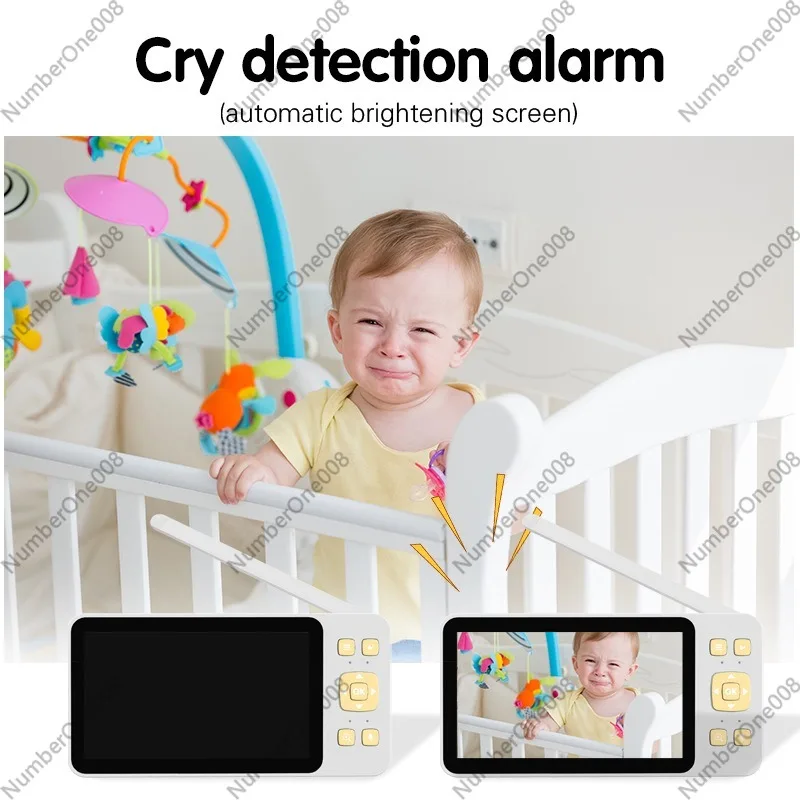 5 Inch HD Baby Monitor, Wirele - Wireless Baby Monitor 评论和价格