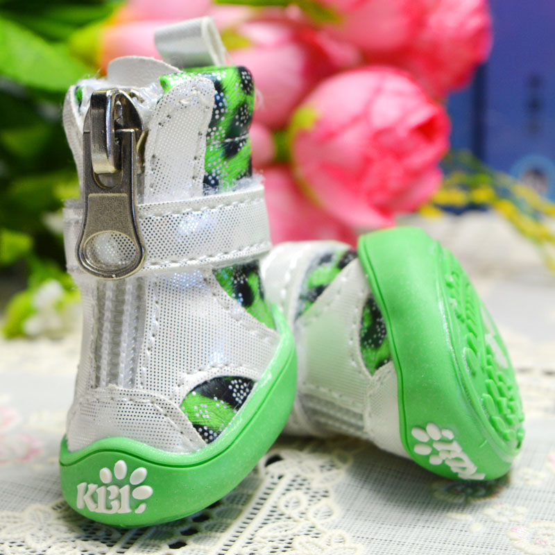 Bling Leopard  Pet Shoe Dog Pu - Baby Products News 评论和价格
