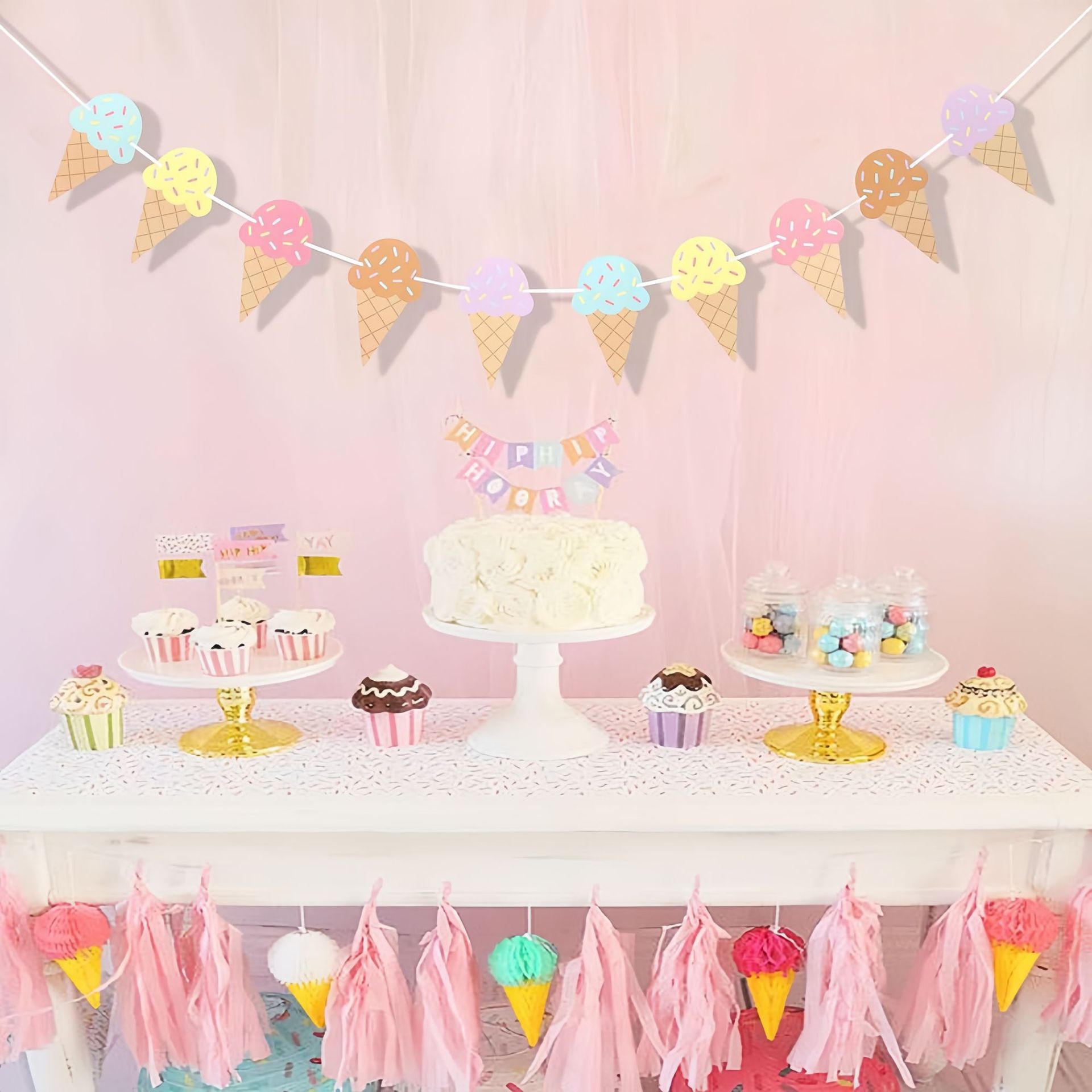 Sweet Ice Cream Theme Paper Ba - Baby Products Lotion 评论和价格