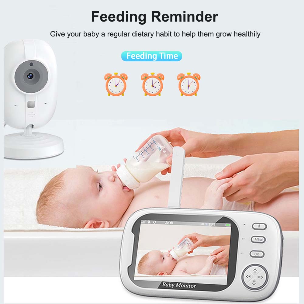 3.5'' Video Baby Monitor 2.4G  - Wireless Baby Monitor 评论和价格