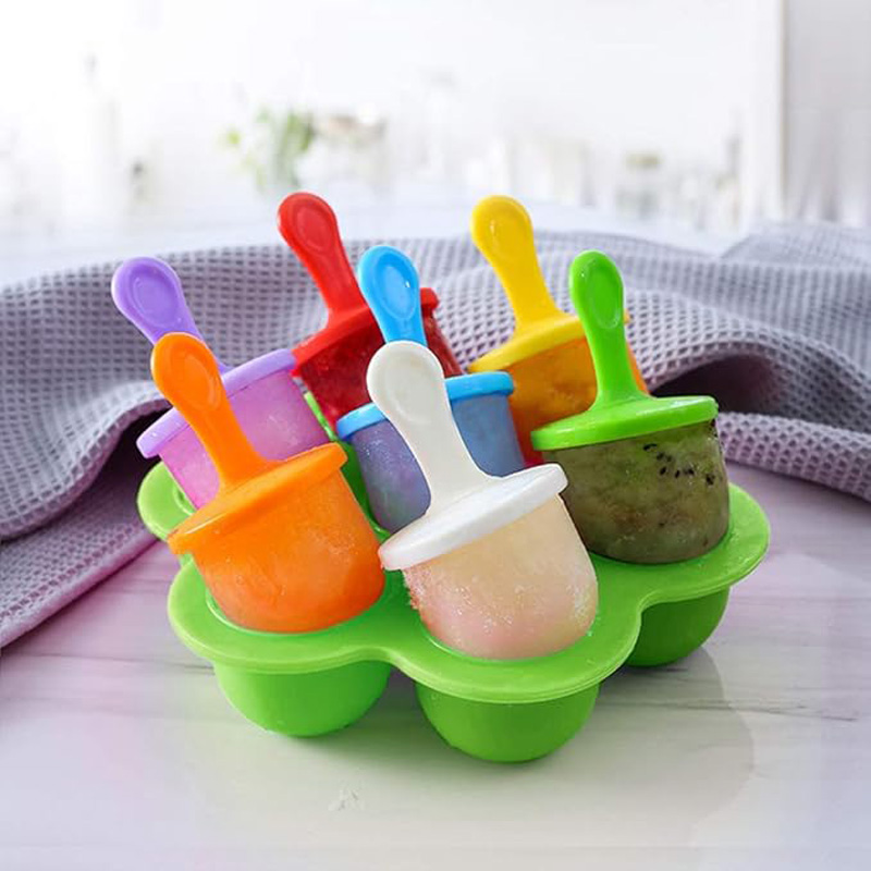 1pc 7 Holes DIY Ice Cream Pops - Baby Products Lotion 评论和价格